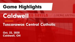 Caldwell  vs Tuscarawas Central Catholic Game Highlights - Oct. 22, 2020