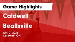 Caldwell  vs Beallsville  Game Highlights - Oct. 7, 2021
