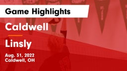 Caldwell  vs Linsly  Game Highlights - Aug. 31, 2022