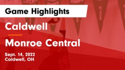 Caldwell  vs Monroe Central Game Highlights - Sept. 14, 2022