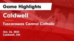 Caldwell  vs Tuscarawas Central Catholic  Game Highlights - Oct. 26, 2022