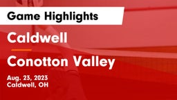 Caldwell  vs Conotton Valley  Game Highlights - Aug. 23, 2023