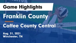 Franklin County  vs Coffee County Central  Game Highlights - Aug. 31, 2021