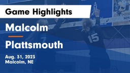 Malcolm  vs Plattsmouth  Game Highlights - Aug. 31, 2023