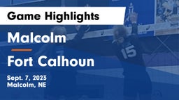 Malcolm  vs Fort Calhoun  Game Highlights - Sept. 7, 2023