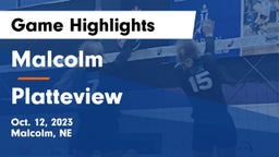 Malcolm  vs Platteview  Game Highlights - Oct. 12, 2023