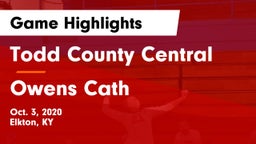 Todd County Central  vs Owens Cath Game Highlights - Oct. 3, 2020