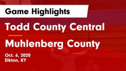 Todd County Central  vs Muhlenberg County  Game Highlights - Oct. 6, 2020