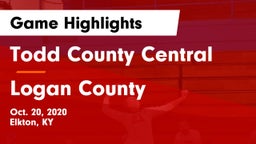 Todd County Central  vs Logan County  Game Highlights - Oct. 20, 2020