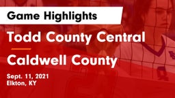 Todd County Central  vs Caldwell County  Game Highlights - Sept. 11, 2021