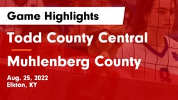 Todd County Central  vs Muhlenberg County  Game Highlights - Aug. 25, 2022