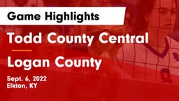 Todd County Central  vs Logan County  Game Highlights - Sept. 6, 2022