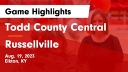 Todd County Central  vs Russellville  Game Highlights - Aug. 19, 2023