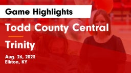 Todd County Central  vs Trinity  Game Highlights - Aug. 26, 2023