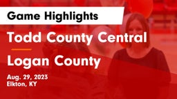 Todd County Central  vs Logan County  Game Highlights - Aug. 29, 2023