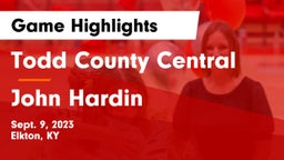 Todd County Central  vs John Hardin  Game Highlights - Sept. 9, 2023