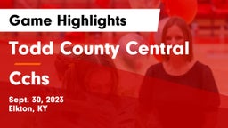 Todd County Central  vs Cchs Game Highlights - Sept. 30, 2023