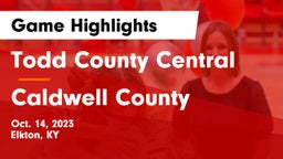 Todd County Central  vs Caldwell County  Game Highlights - Oct. 14, 2023