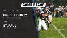 Recap: Cross County  vs. St. Paul  2016