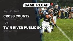 Recap: Cross County  vs. Twin River Public Schools 2016