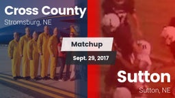 Matchup: Cross County High vs. Sutton  2017