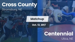 Matchup: Cross County High vs. Centennial  2017