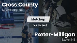 Matchup: Cross County High vs. Exeter-Milligan  2018