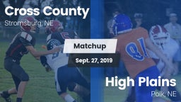 Matchup: Cross County High vs. High Plains  2019