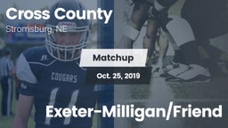 Matchup: Cross County High vs. Exeter-Milligan/Friend 2019