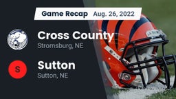 Recap: Cross County  vs. Sutton  2022