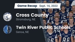 Recap: Cross County  vs. Twin River Public Schools 2022