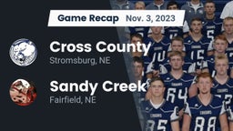 Recap: Cross County  vs. Sandy Creek  2023