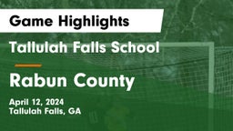 Tallulah Falls School vs Rabun County  Game Highlights - April 12, 2024