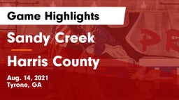 Sandy Creek  vs Harris County  Game Highlights - Aug. 14, 2021