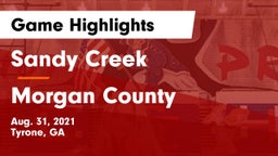 Sandy Creek  vs Morgan County Game Highlights - Aug. 31, 2021