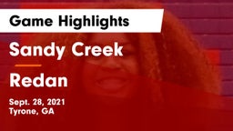Sandy Creek  vs Redan  Game Highlights - Sept. 28, 2021
