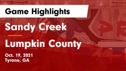Sandy Creek  vs Lumpkin County  Game Highlights - Oct. 19, 2021