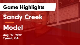 Sandy Creek  vs Model  Game Highlights - Aug. 27, 2022