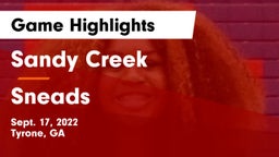 Sandy Creek  vs Sneads  Game Highlights - Sept. 17, 2022