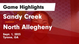 Sandy Creek  vs North Allegheny  Game Highlights - Sept. 1, 2023
