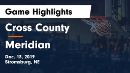 Cross County  vs Meridian  Game Highlights - Dec. 13, 2019