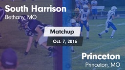 Matchup: South Harrison High vs. Princeton  2016