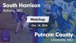 Matchup: South Harrison High vs. Putnam County  2016