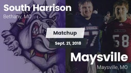 Matchup: South Harrison High vs. Maysville  2018