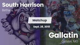 Matchup: South Harrison High vs. Gallatin  2018