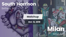 Matchup: South Harrison High vs. Milan  2018