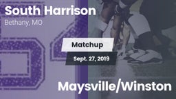 Matchup: South Harrison High vs. Maysville/Winston 2019