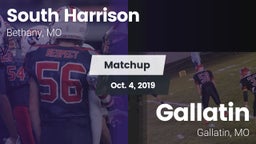 Matchup: South Harrison High vs. Gallatin  2019
