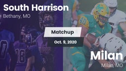 Matchup: South Harrison High vs. Milan  2020