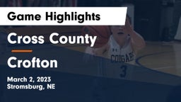 Cross County  vs Crofton  Game Highlights - March 2, 2023